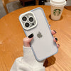 Luxury Camera Protection Clear Soft Silicone Bumper Back Case Cover for iPhone