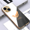 Glossy Electroplated Bird Glass Back Case For iPhone 13
