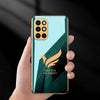 Glossy Electroplated Bird Glass Back Case For Oneplus 9R